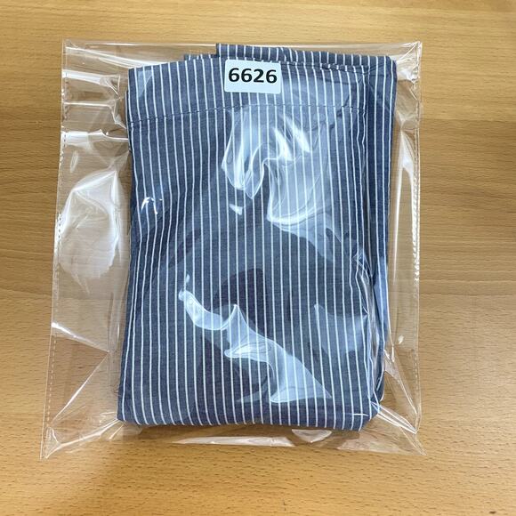 Gap Stripe Pants Womens Size 12 Gray Hip Slung Fit Flared Leg Slash Pockets - Picture 12 of 12